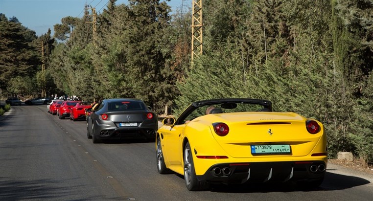 Ferrari Club Ride to Beiteddine